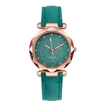 Load image into Gallery viewer, Ladies Watch Fashion Women&#39;s Watches Casual Leather Band Crystal Dial Quartz Wrist Watches Relogio Feminino zegarki damskie W50